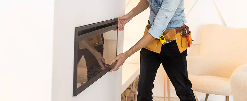 Metal Fireplace Installation in Edmond, Oklahoma
