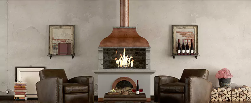 Thelin Hearth Products Providence Pellet Insert Fireplace Installation in Edmond, OK