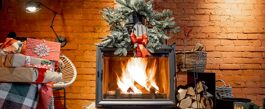 Travis Industries Linear Gas Fireplace Installation in Edmond, Oklahoma