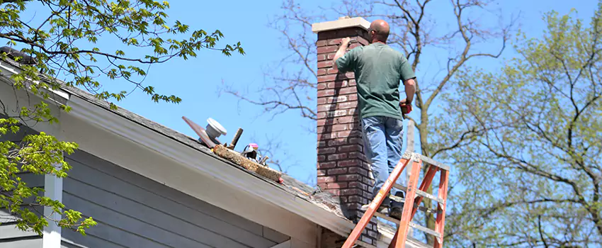 Vinyl and PVC Chimney Flashing Installation in Edmond, OK